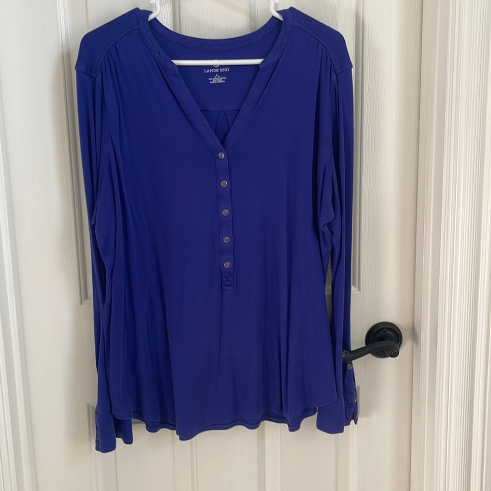 Land’s End shirt tunic XL 14-16 Women’s EUC